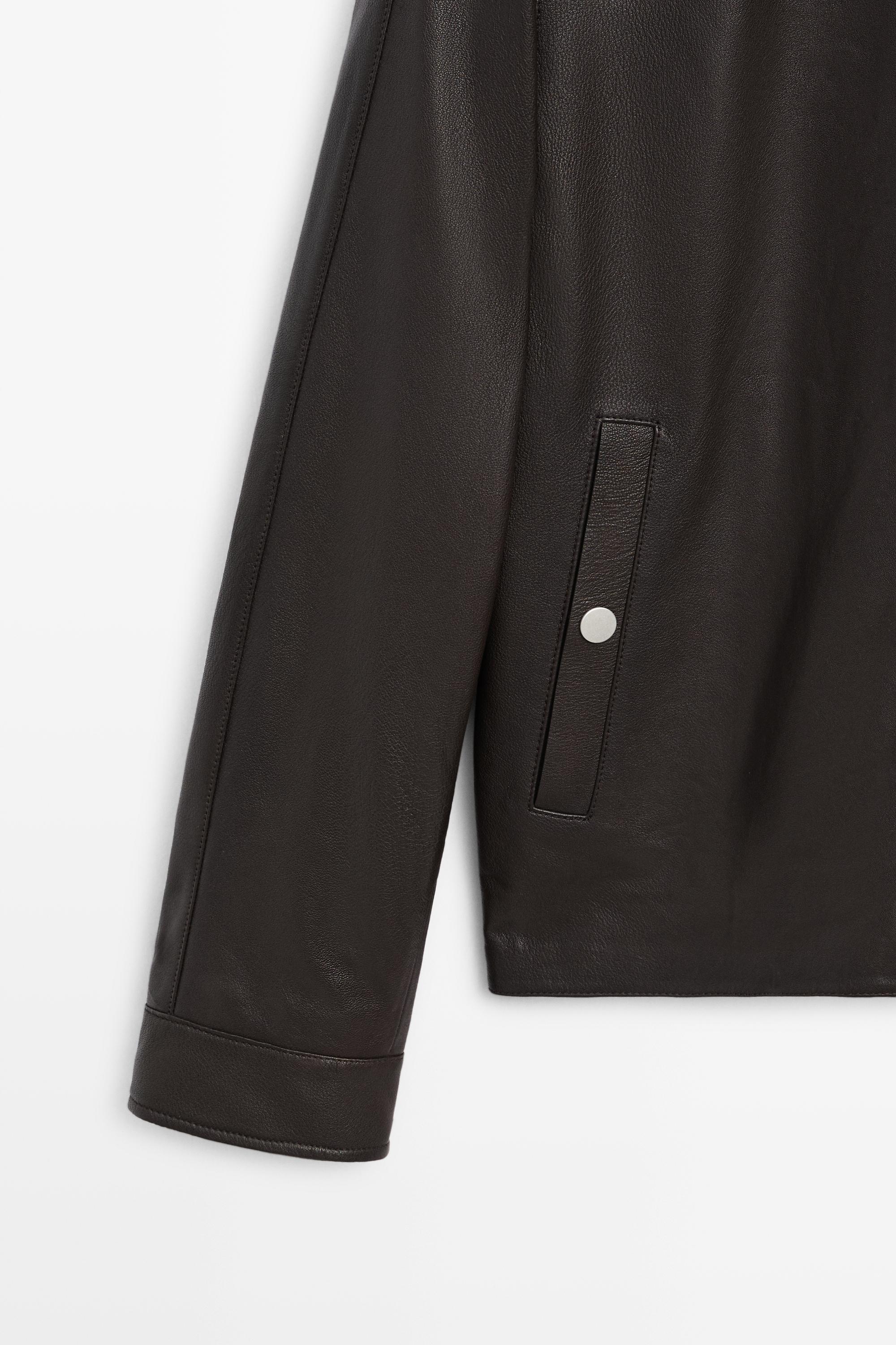 Nappa leather jacket